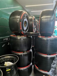 Formula 1 tyres have up to 26 sensors for real-time status, pressure and temperature information.
